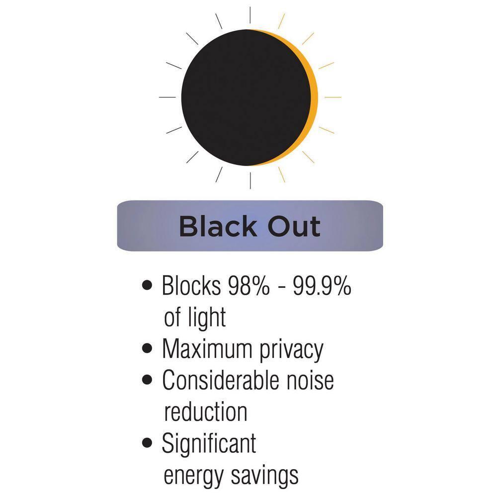 ECLIPSE Room Darkening Curtains for Bedroom - Isanti 37" x 95" Thermal Insulated Single Panel-Rod Pocket Light Blocking Curtains for Living Room, Ecru