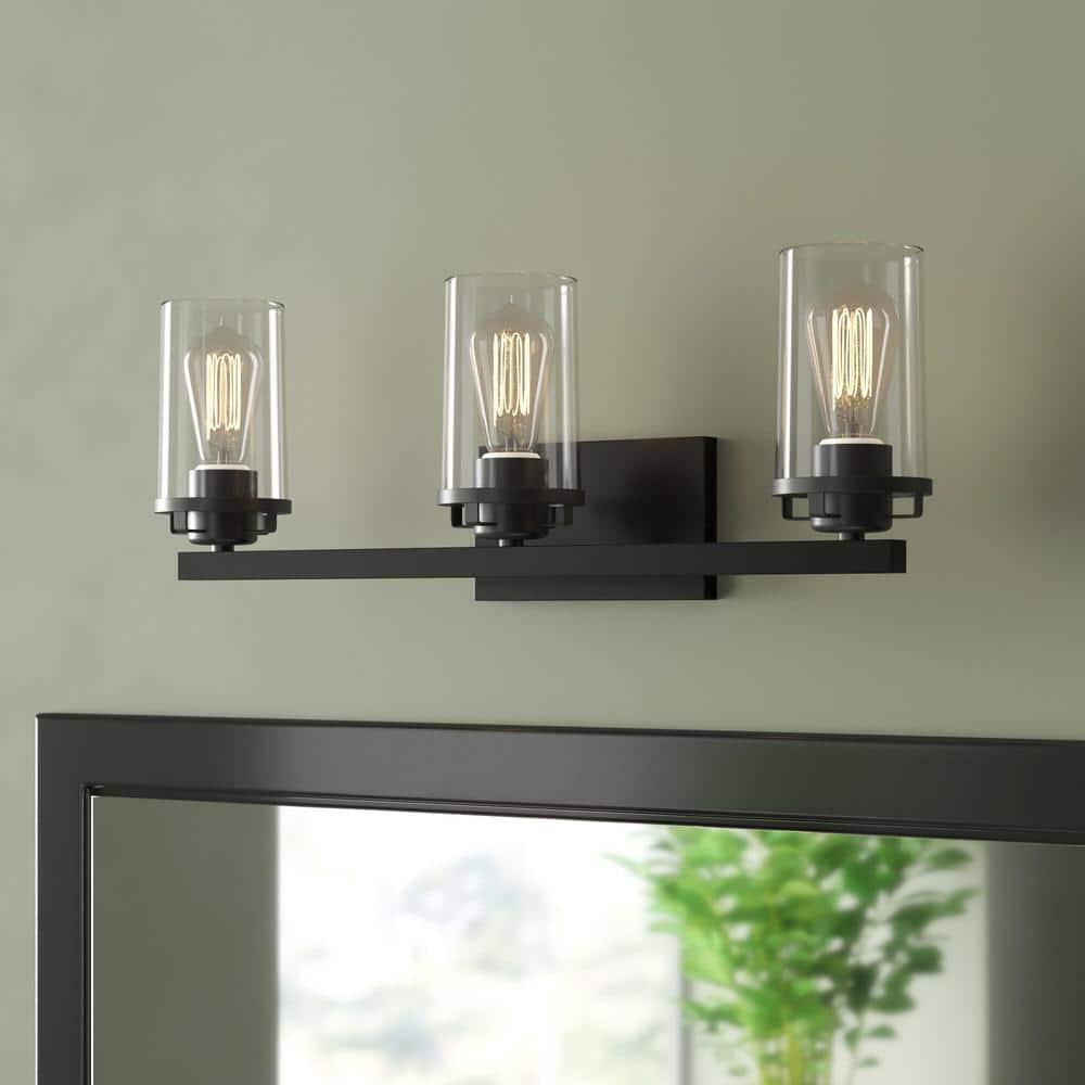 Designers Fountain 93303-BK Jedrek 3 Light Bath in Black