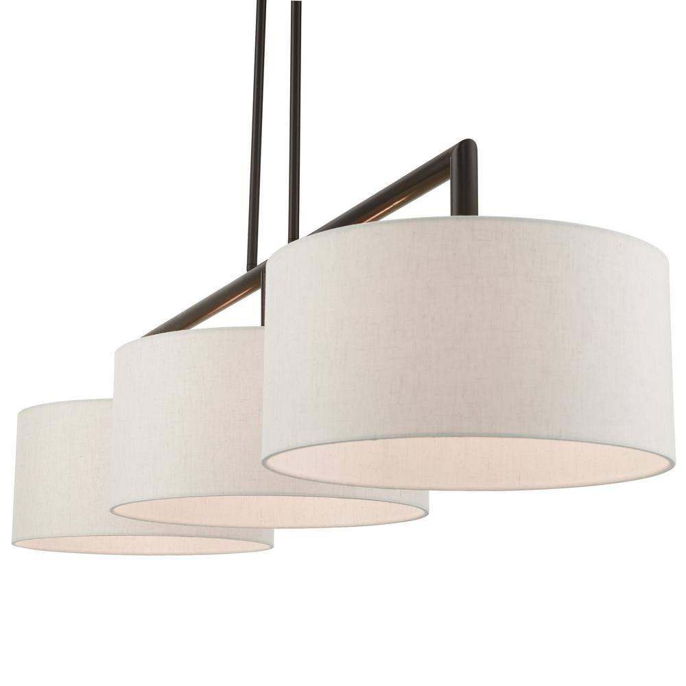 Livex Lighting Meridian 3 - Light Chandelier in  English Bronze