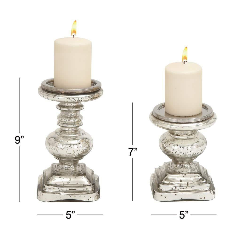 Traditional Candle Holder Set 2ct - Olivia & May