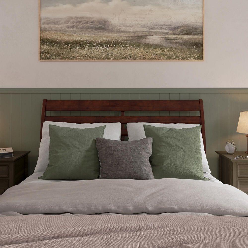 AFI Furnishings Savannah Queen Solid Wood Headboard with Attachable Charger in White