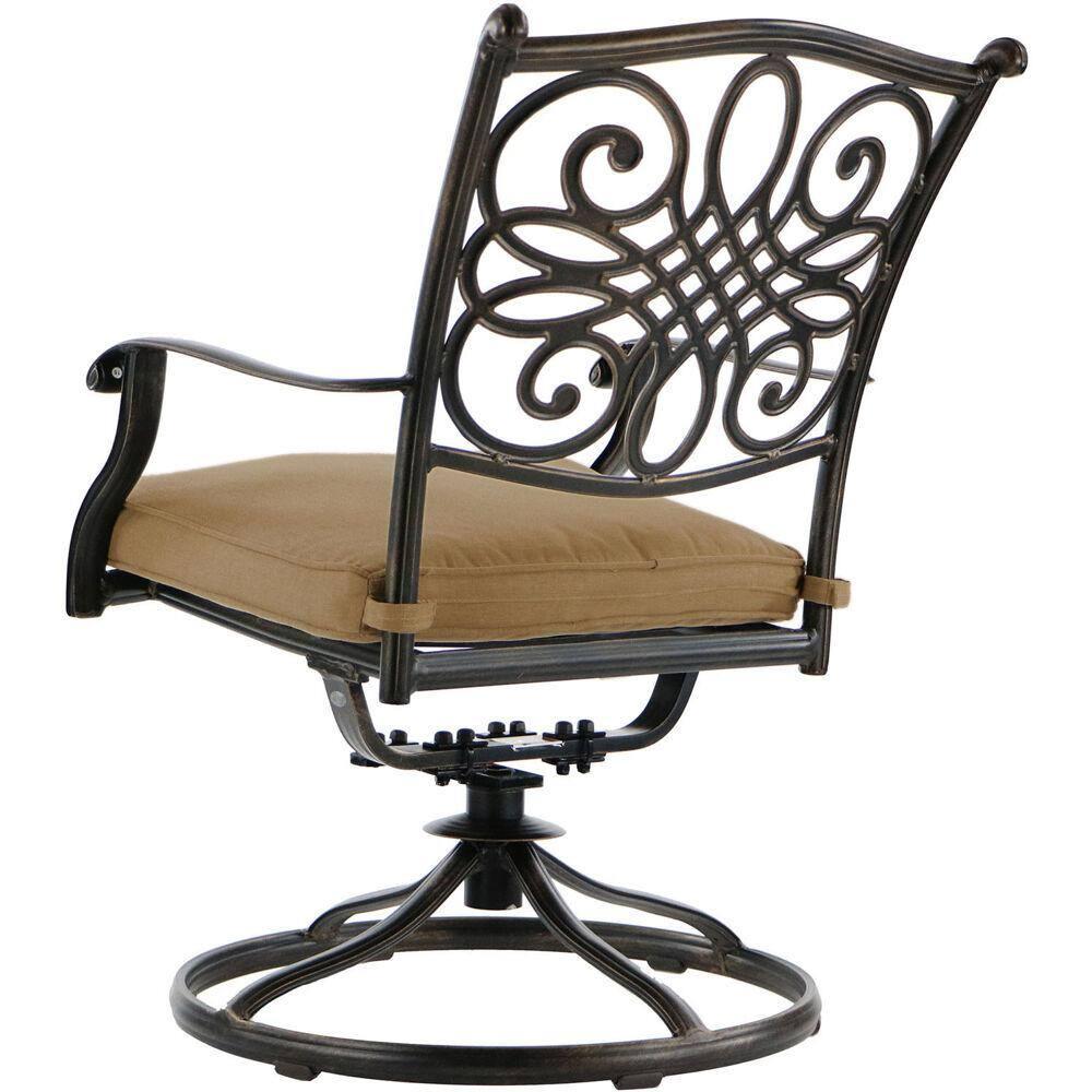 Hanover Traditions 9-Piece Dining Set with Eight Swivel Dining Chairs and a Large 84 x 42 in. Dining Table