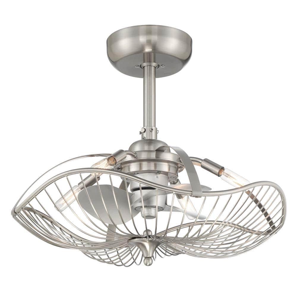 House of Hampton® 22" Akoni 3 - Blade Ceiling Fan with Light Kit Included