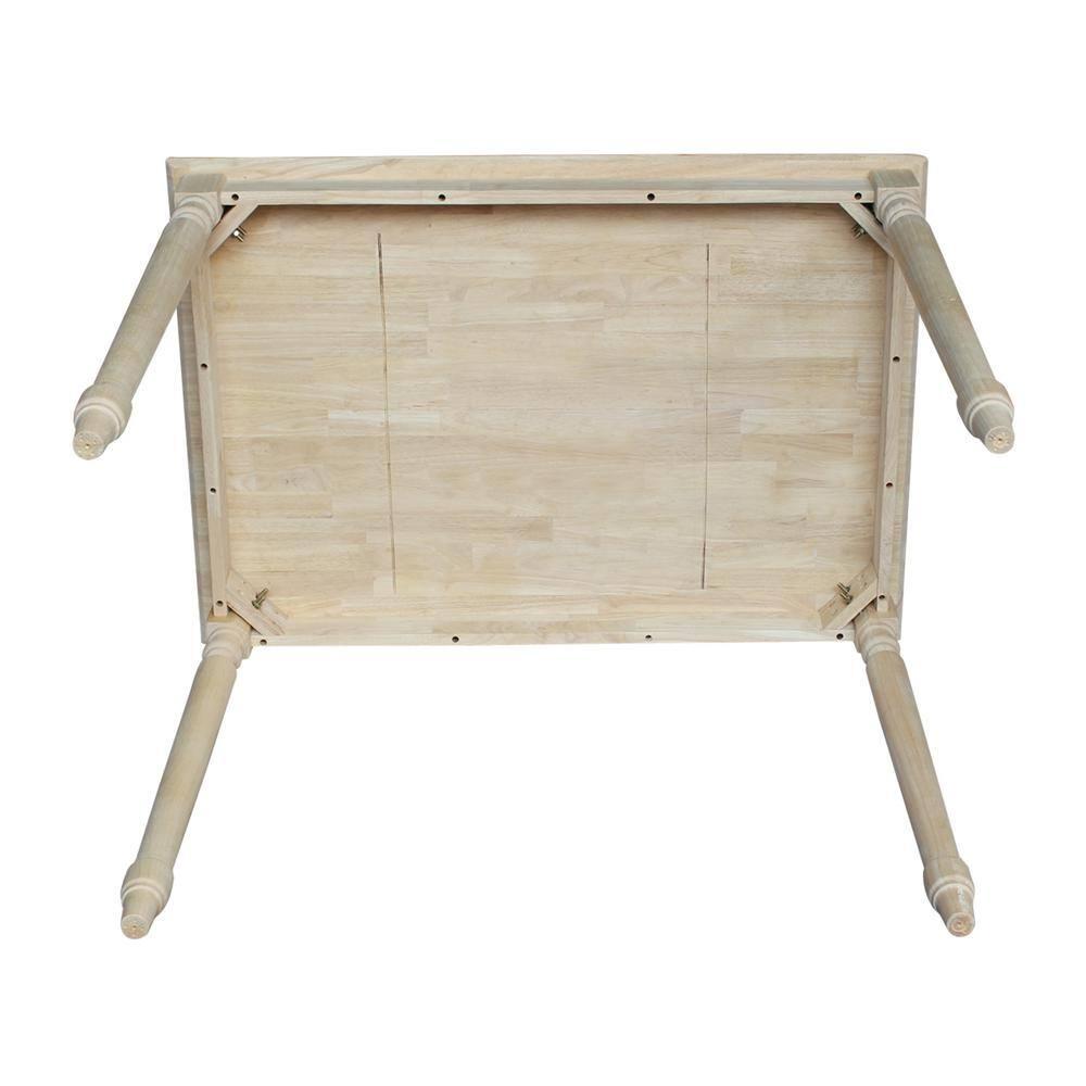 International Concepts Turned Counter Height Solid Wood Dining Table
