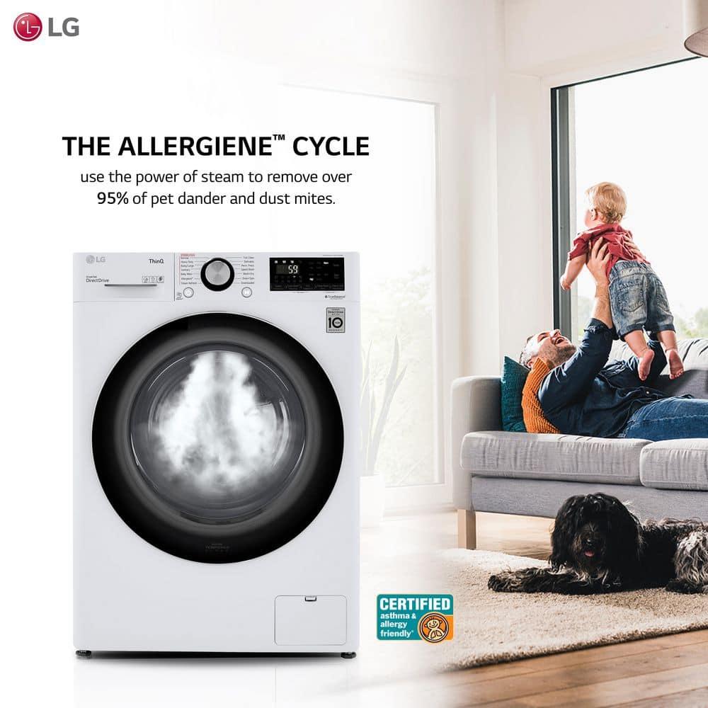 LG WM3555HWA combination washer electric dryer