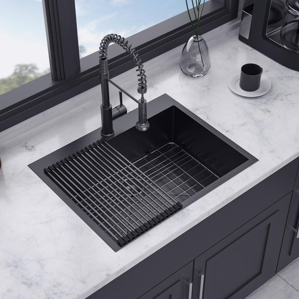 28'' L Drop-In Single Bowl Stainless Steel Kitchen Sink