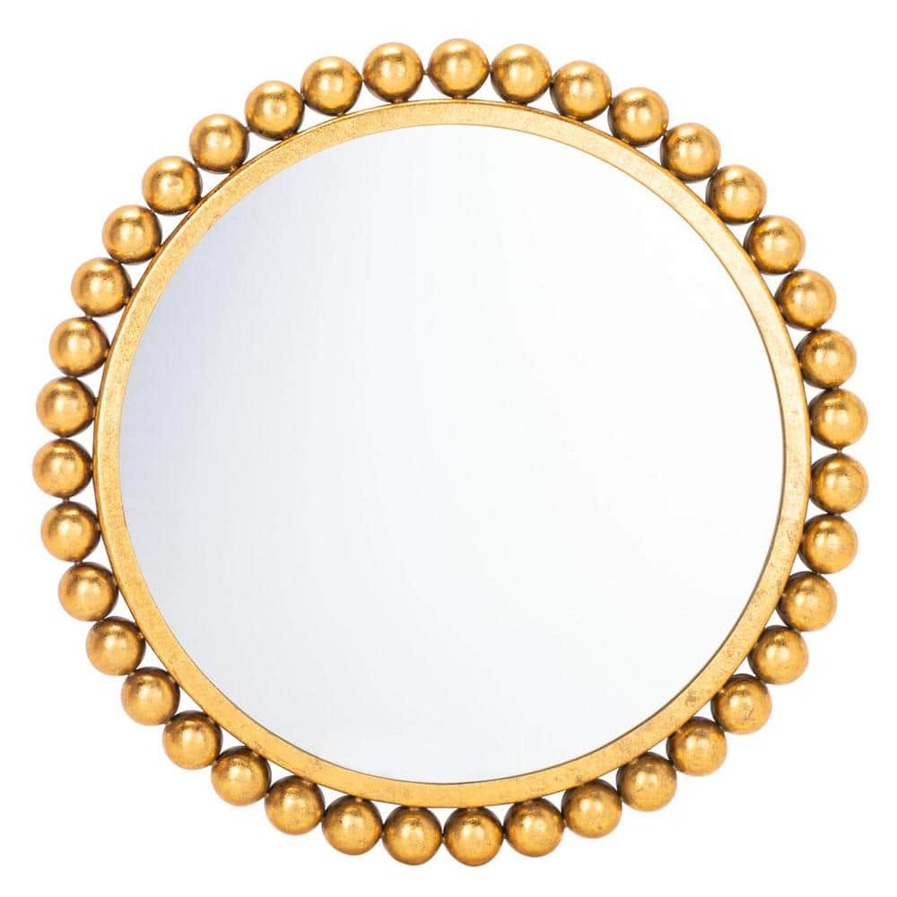 Everly Quinn Savoie Metal Flat Wall Mirror