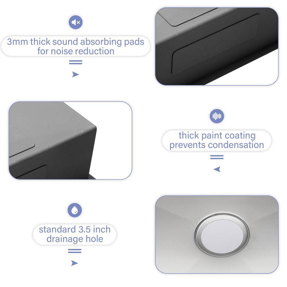 36 in. Farmhouse/Apron Front Single Bowl 16 Gauge Stainless Steel Kitchen Farmer Sink with Bottom Grid