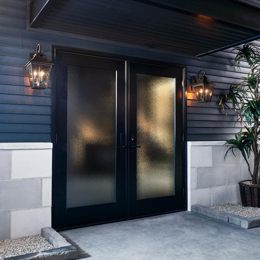 Generation Lighting Galena 25 1/2" High Sable Steel Outdoor Wall Light