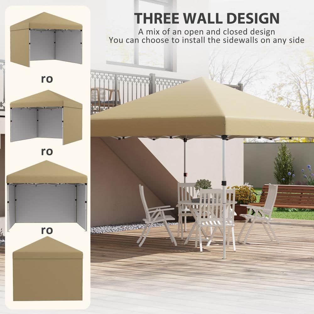 Outsunny 10 Ft. W x 10 Ft. D Steel Party Tent