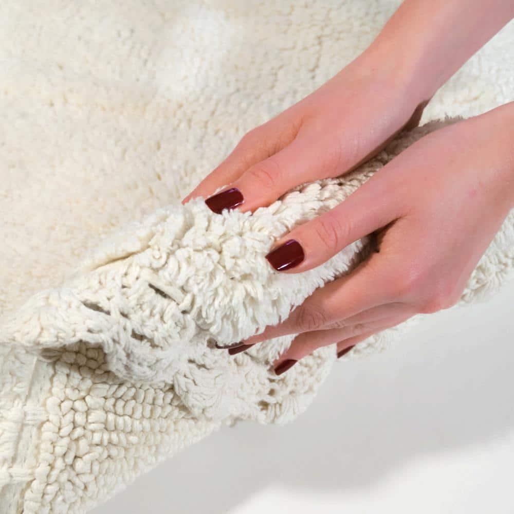Crochet Bath Rug Runner Ivory (22"X60") - Chesapeake Merch Inc.