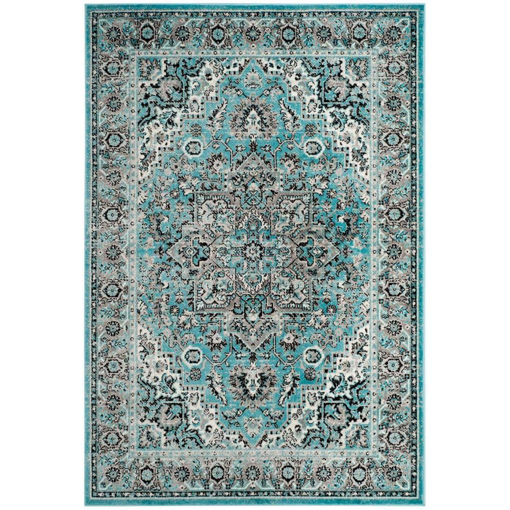 SAFAVIEH Skyler Collection SKY126M Blue / Ivory Rug