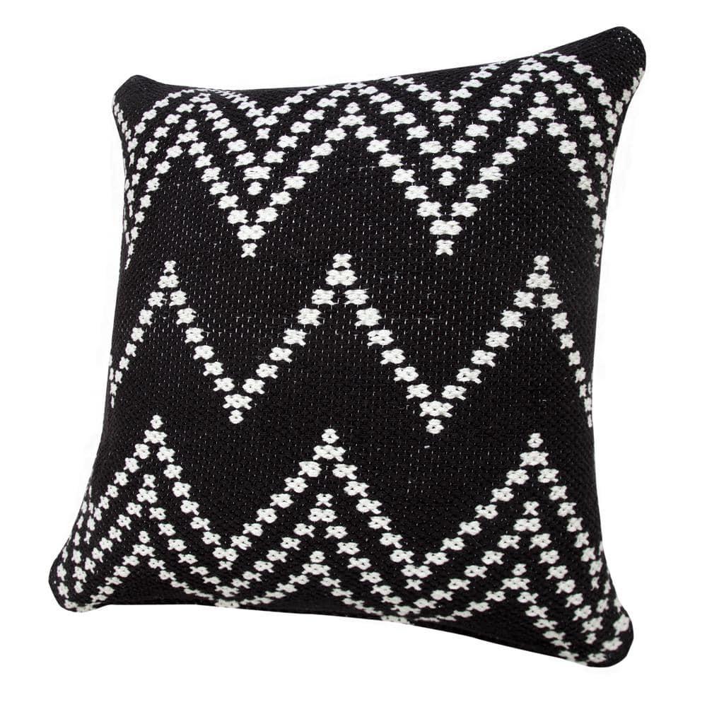 Evette Rios Textured Cotton Throw Pillow