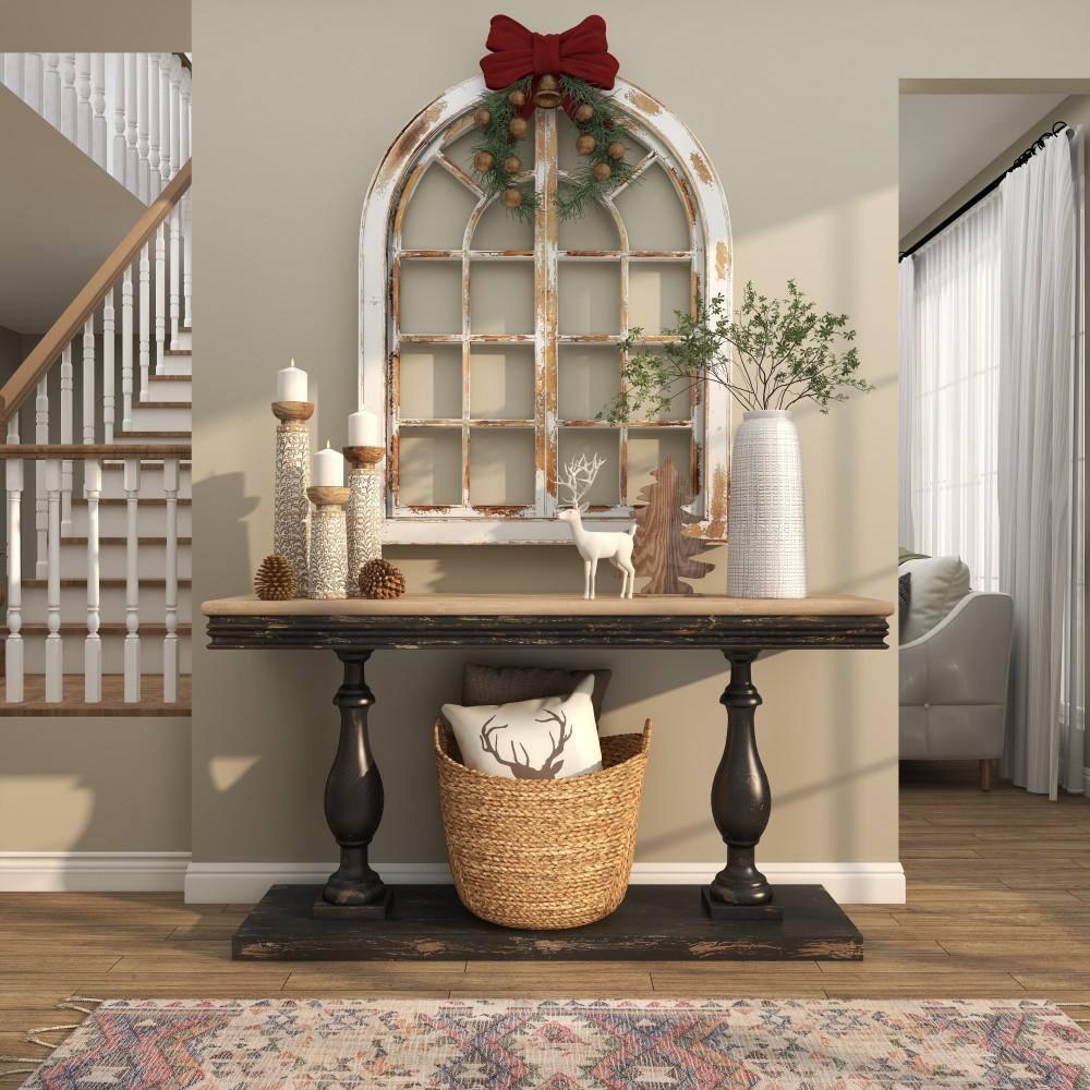 Deco 79 Seagrass Handmade Decorative and Functional Storage Basket Large Woven Basket Organizer with Ring Handles, Basket for Storage 20" x 18" x 19", Brown