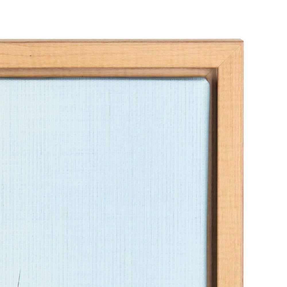 Palm Trees Framed Kids' Canvas Art Natural (24"x18") - Uniek