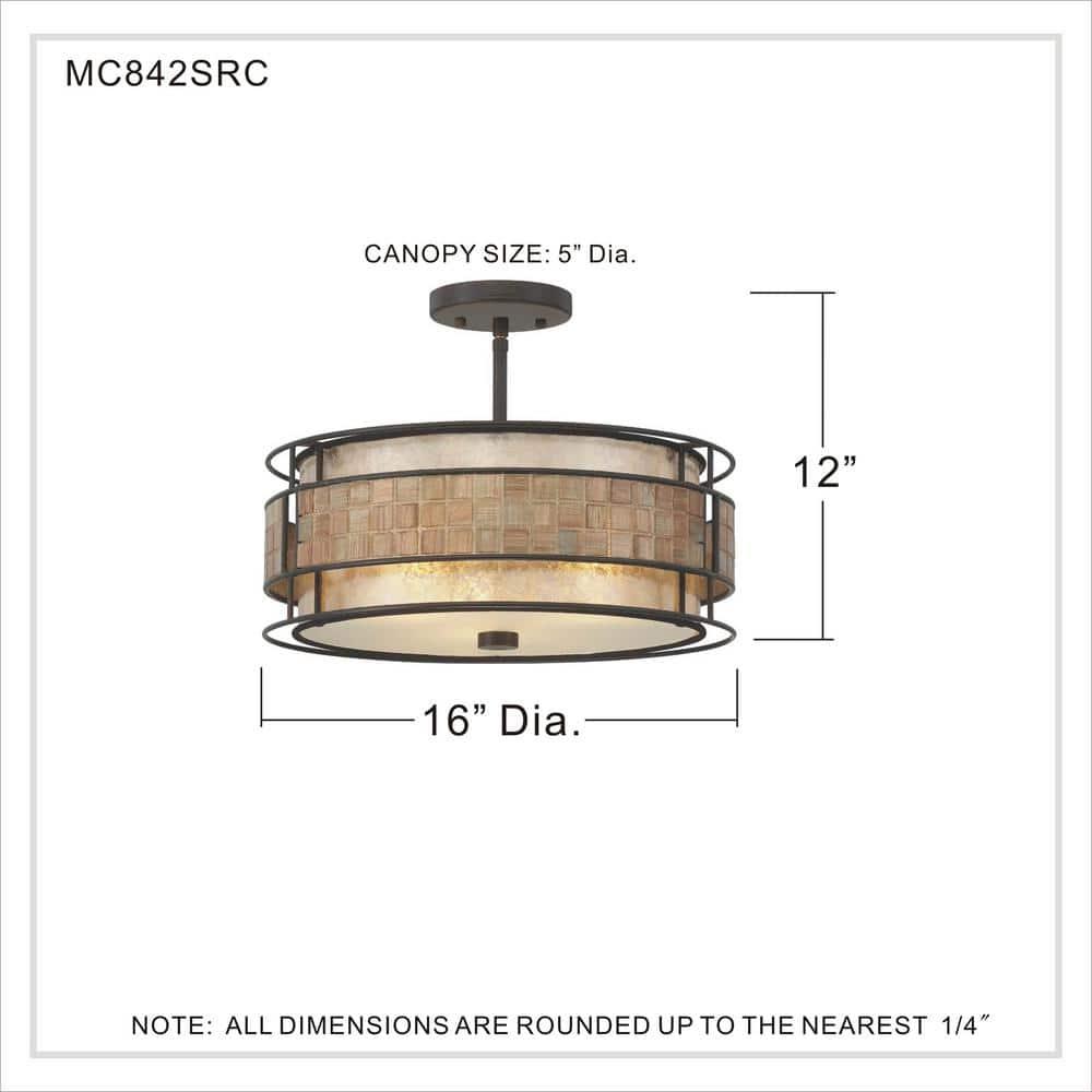 Quoizel Lighting Laguna 3 - Light Pendant in  Renaissance Copper