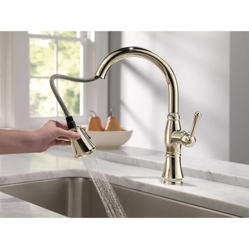 Cassidy Pull Down Sprayer Kitchen Sink Faucet, Single Handle Kitchen Faucet