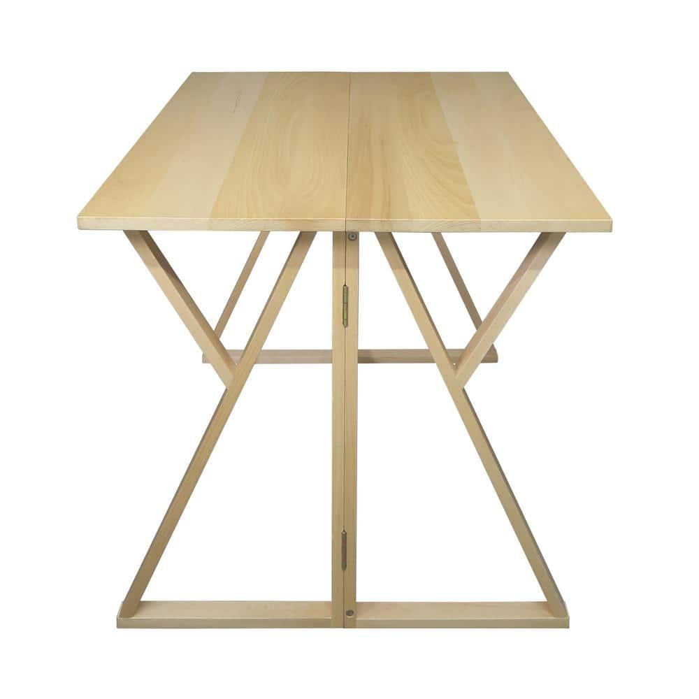 American Trails Aztecs Folding Console to Dining Convertible Table with Solid American Basswood