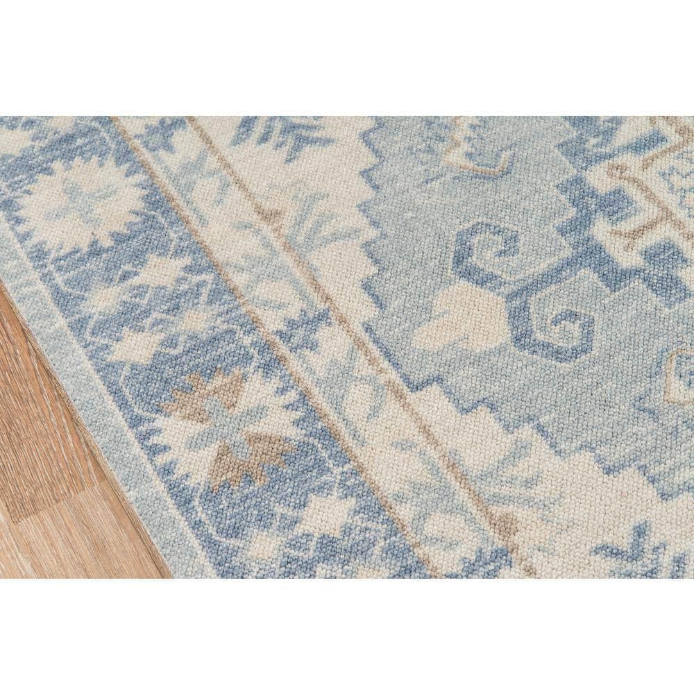 3'3"x5' Medallion Loomed Accent Rug Blue - Momeni: Traditional Wool & Nylon Low Pile Rectangle Rug