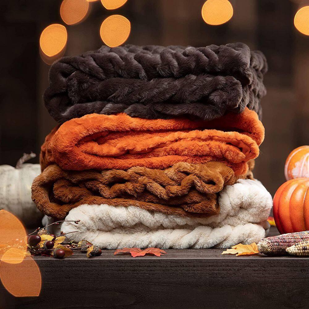 Chanasya Faux Fur Throw