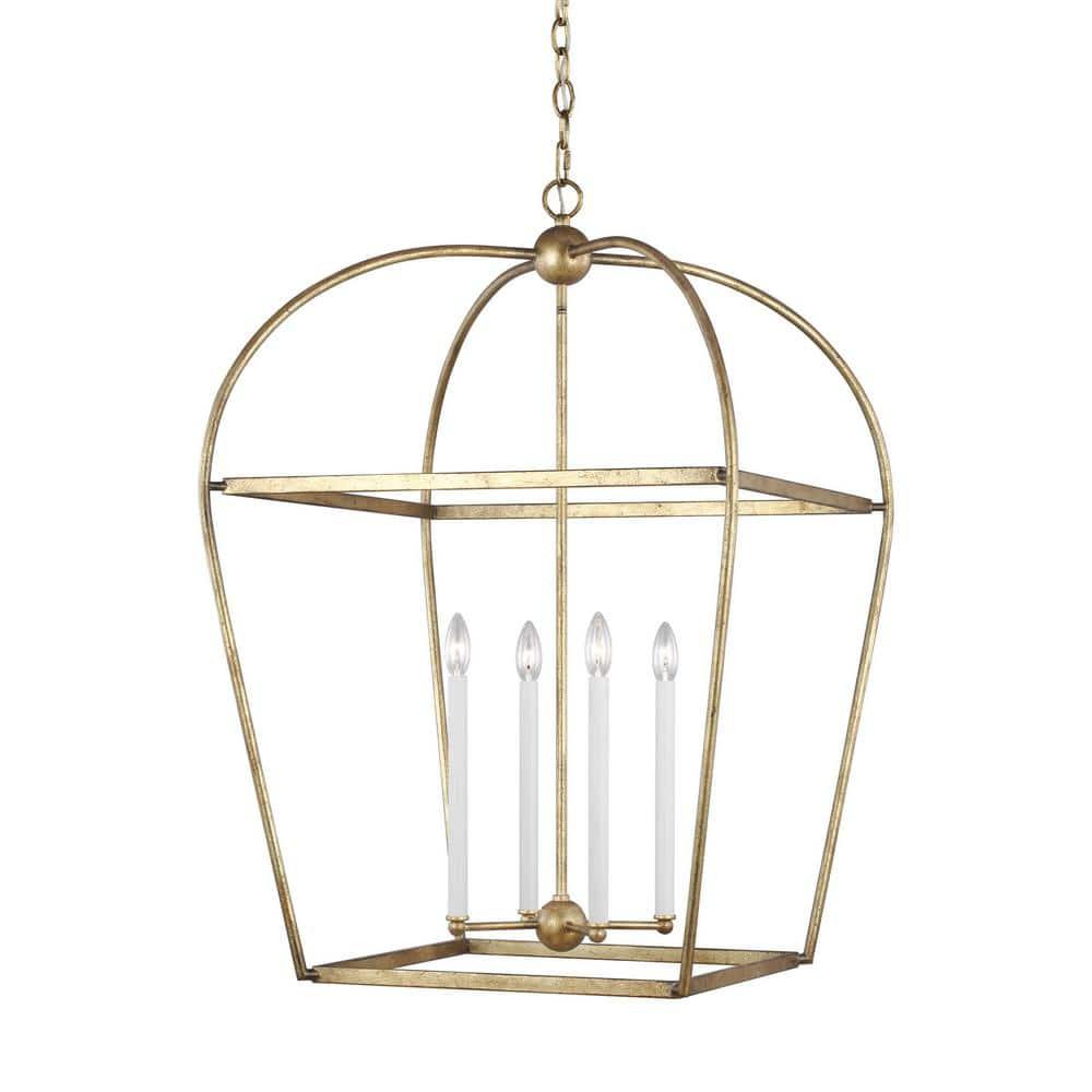 Andy 4 - Light Dimmable Lantern Geometric Chandelier