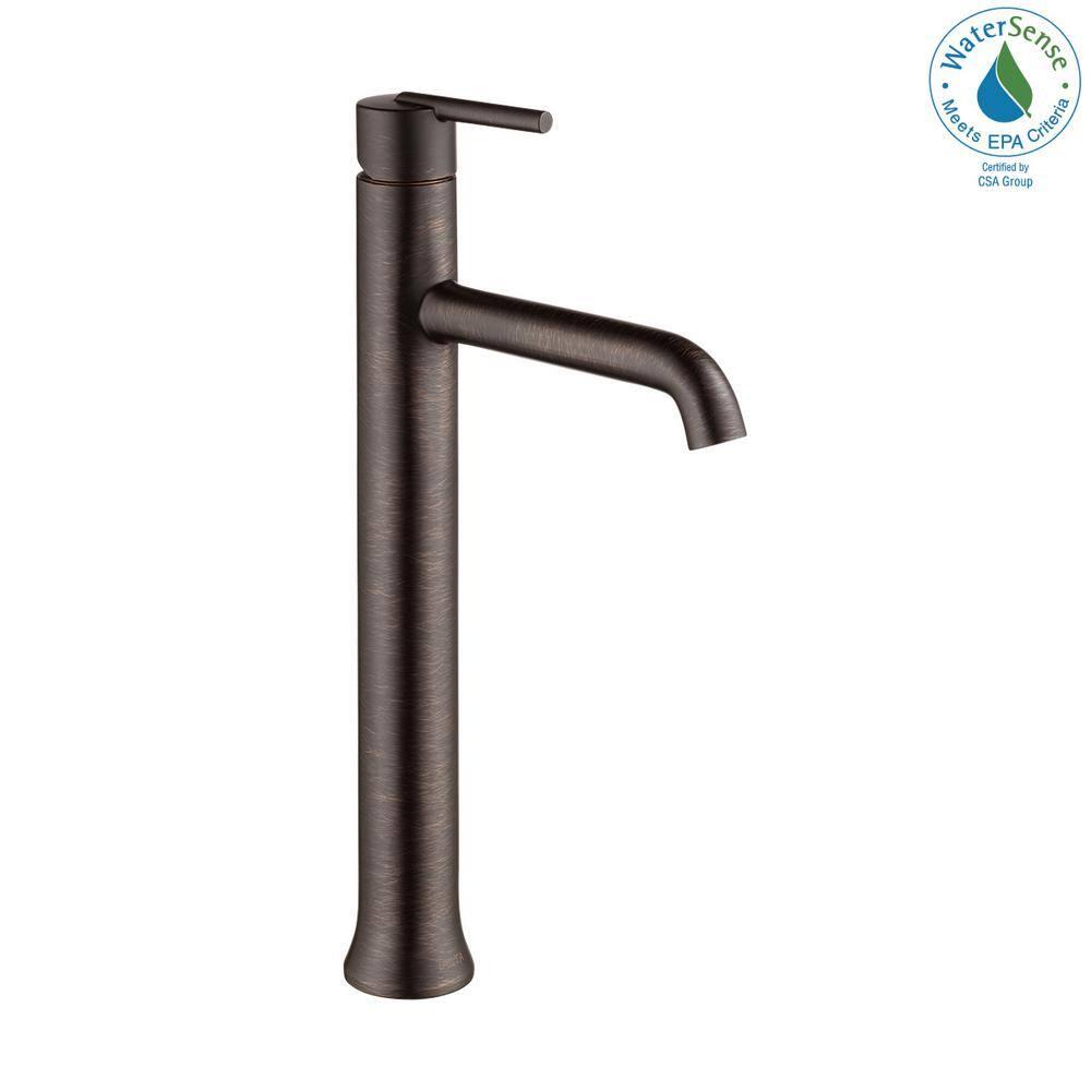 Trinsic Single Hole Vessel Bathroom Faucet, Single Handle Vessel Bathroom Sink Faucet