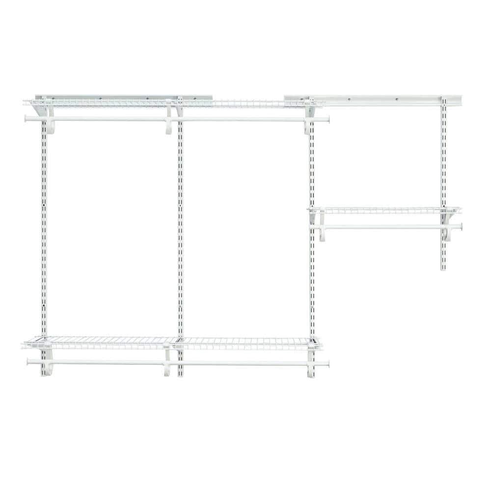 ShelfTrack 48" W - 72" W Closet System Starter Kit