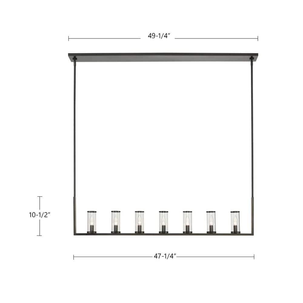 Revolve 7 - Light Kitchen Island Pendant