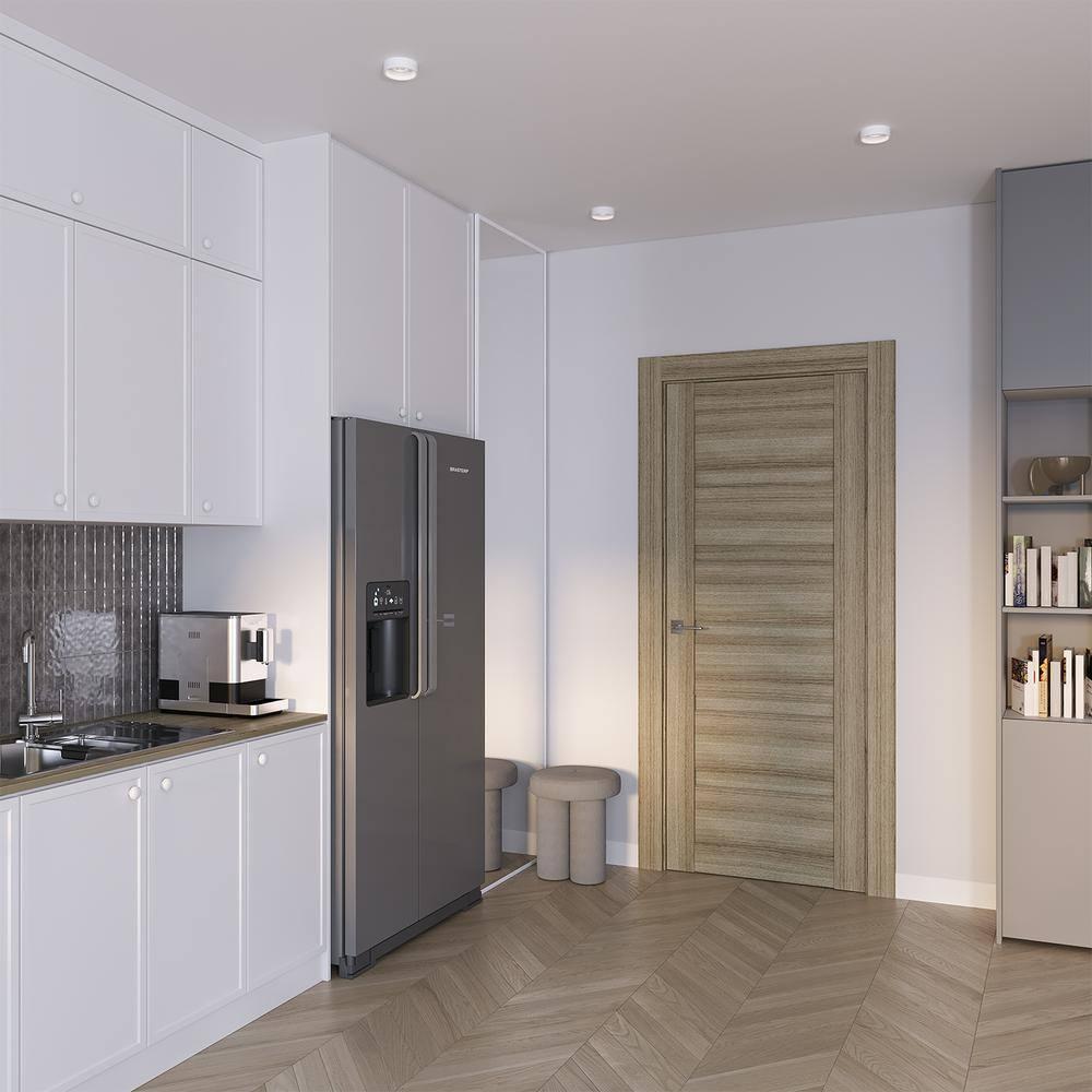 Belldinni Louver Solid + Manufactured Wood Paneled Slab Door