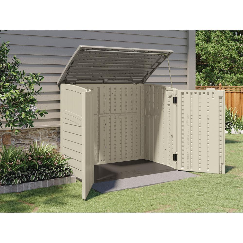 Suncast Outdoor Resin Horizontal Storage Shed