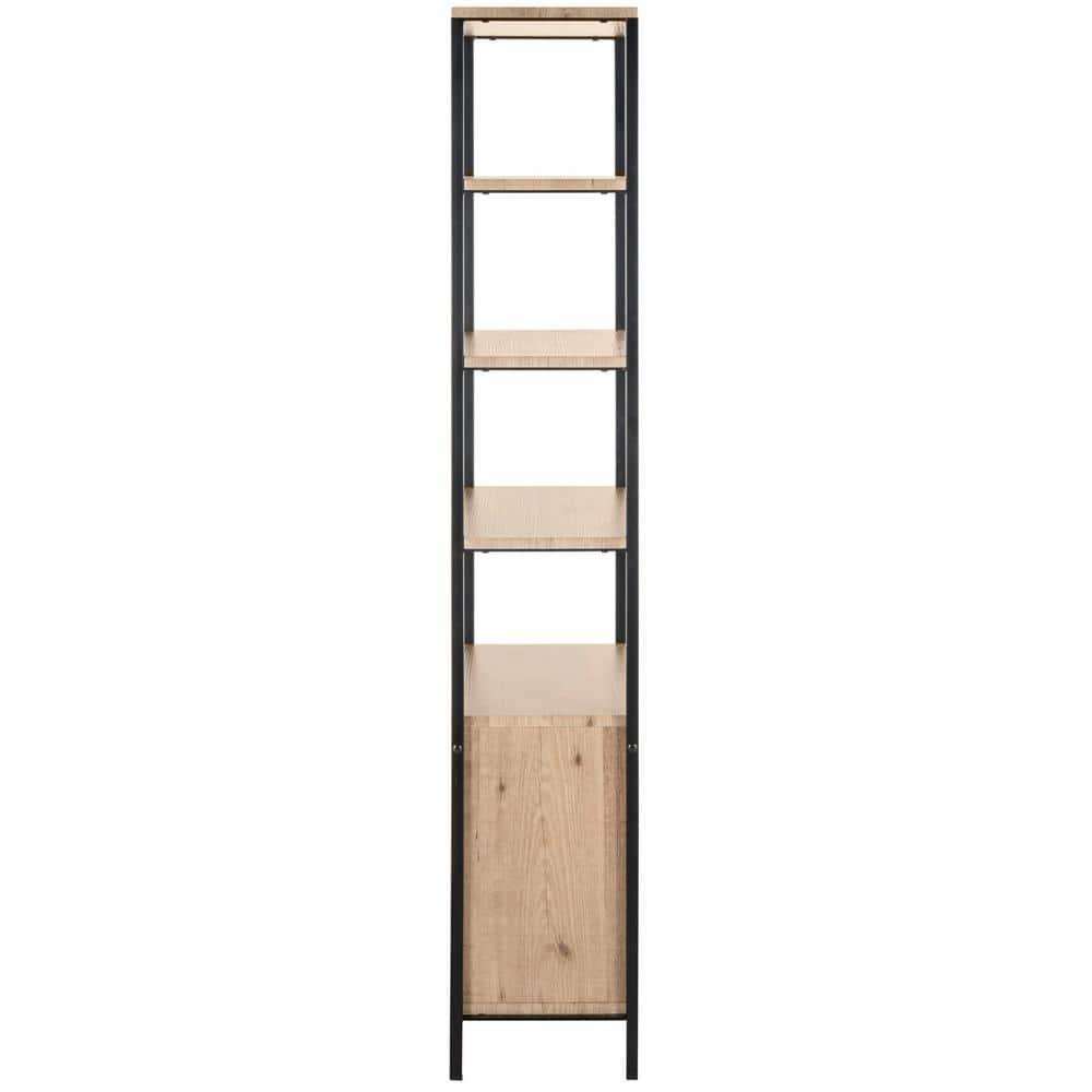 Natasha Etagere - FOX4273 - Oak/Black - Safavieh Couture