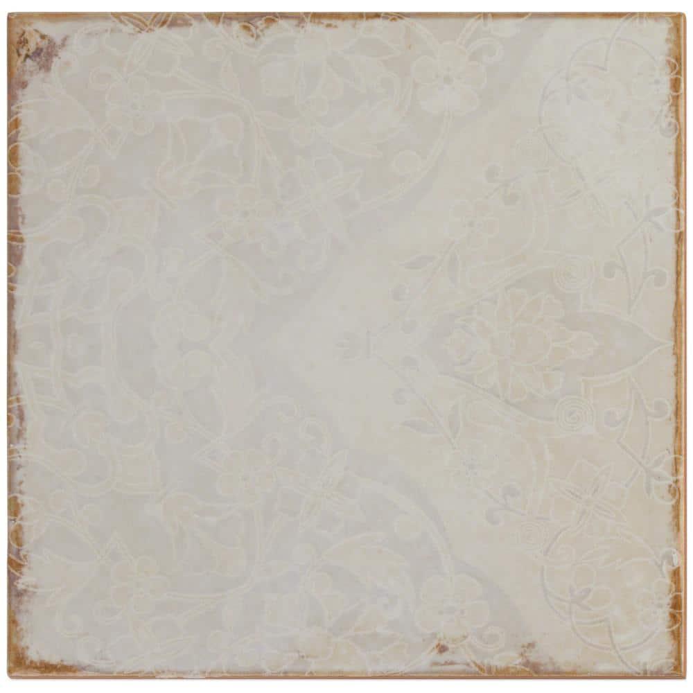 Angela Harris Harbour Tirreno Décor 8" x 8" Ceramic Floor and Wall Tile