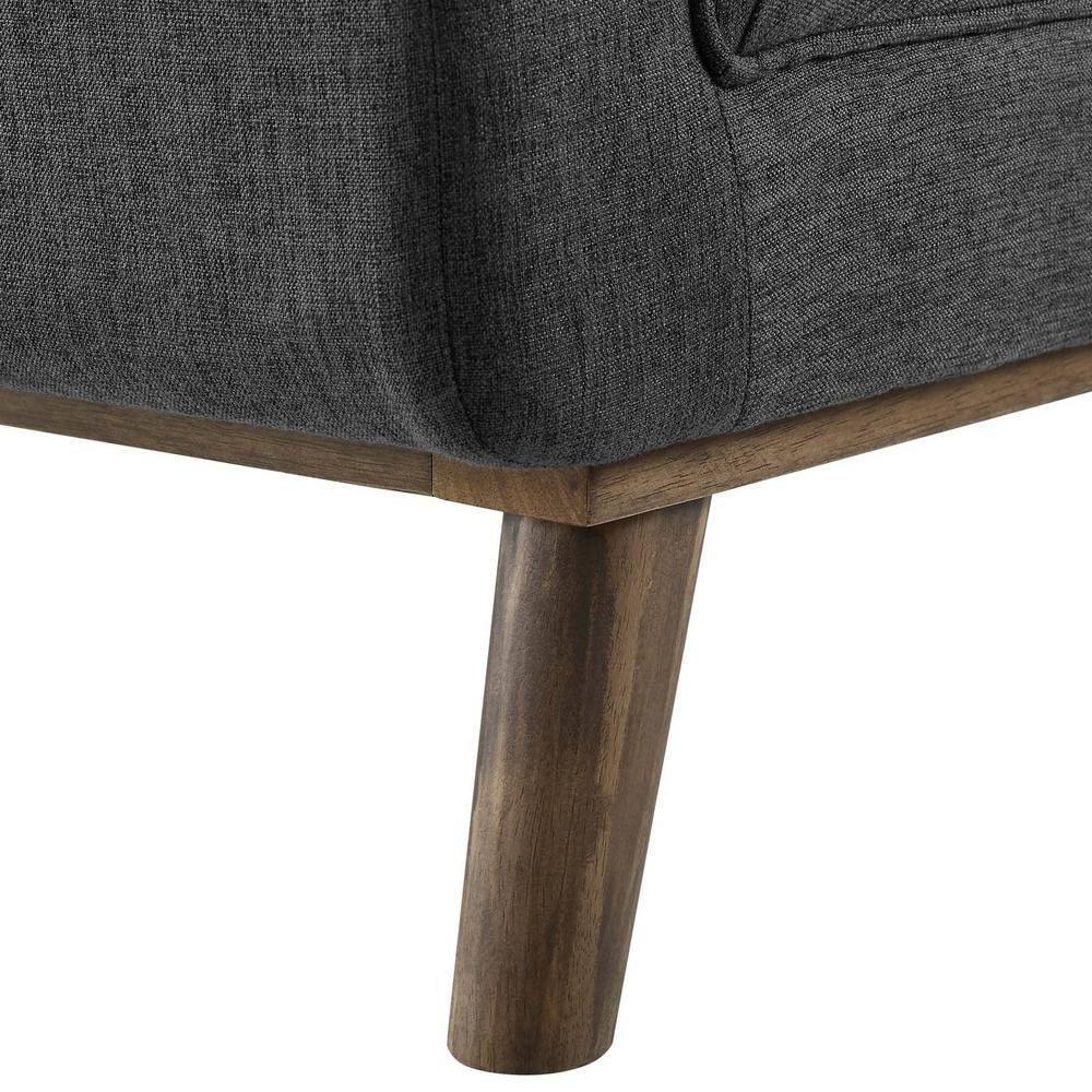 Modway Haven Tufted Button Upholstered Fabric Accent Bench