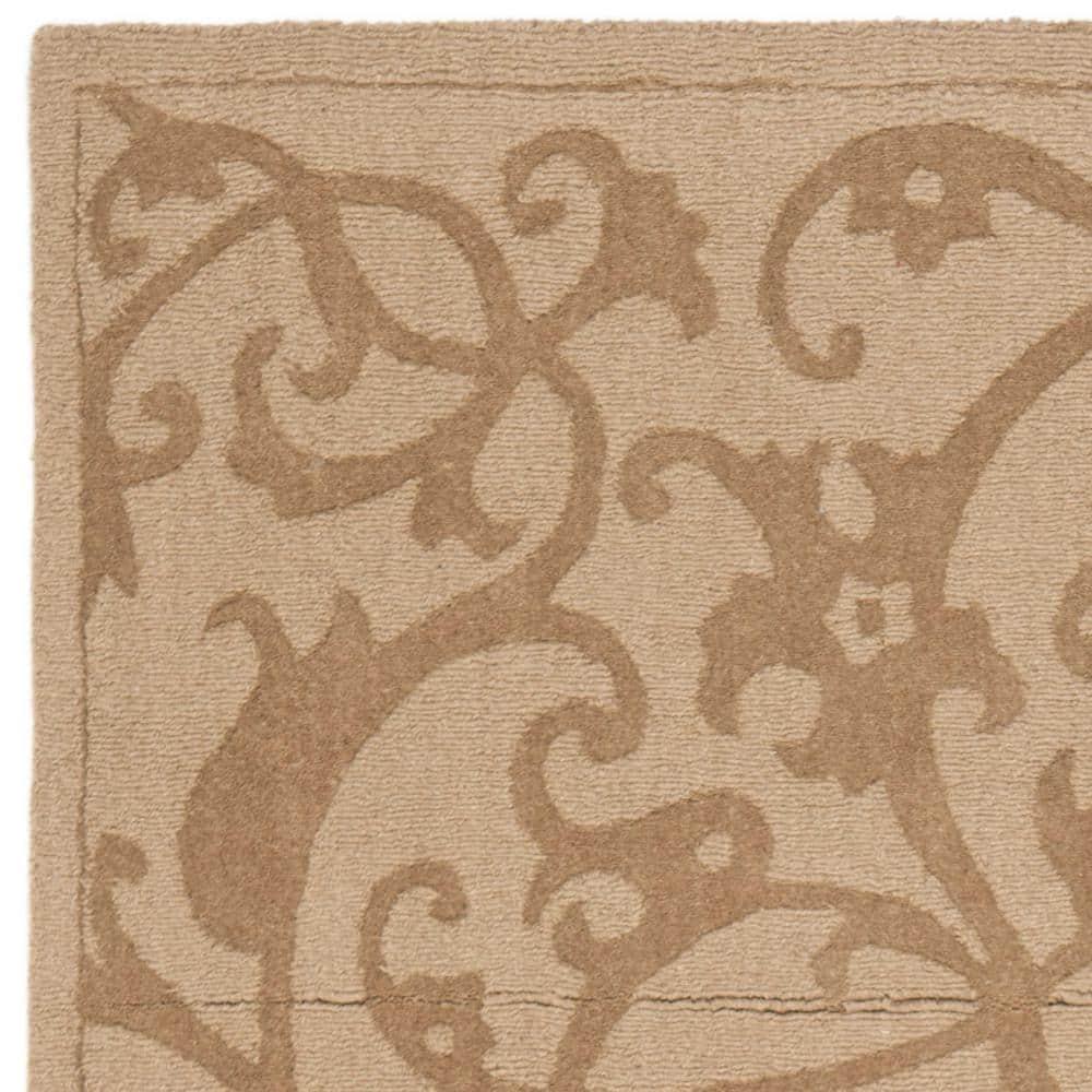 Impressions IM341 Hand Loomed Area Rug - Light Brown - 5'x8' - Safavieh.