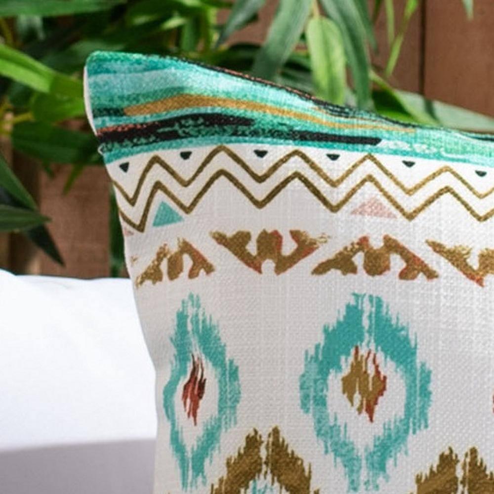 Safavieh Abela Ikat Polypropelene Reversible Throw Pillow