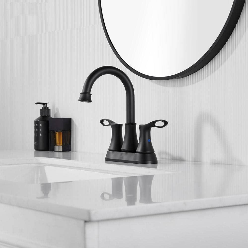 4-inch Centerset Bathroom Faucet with Drain