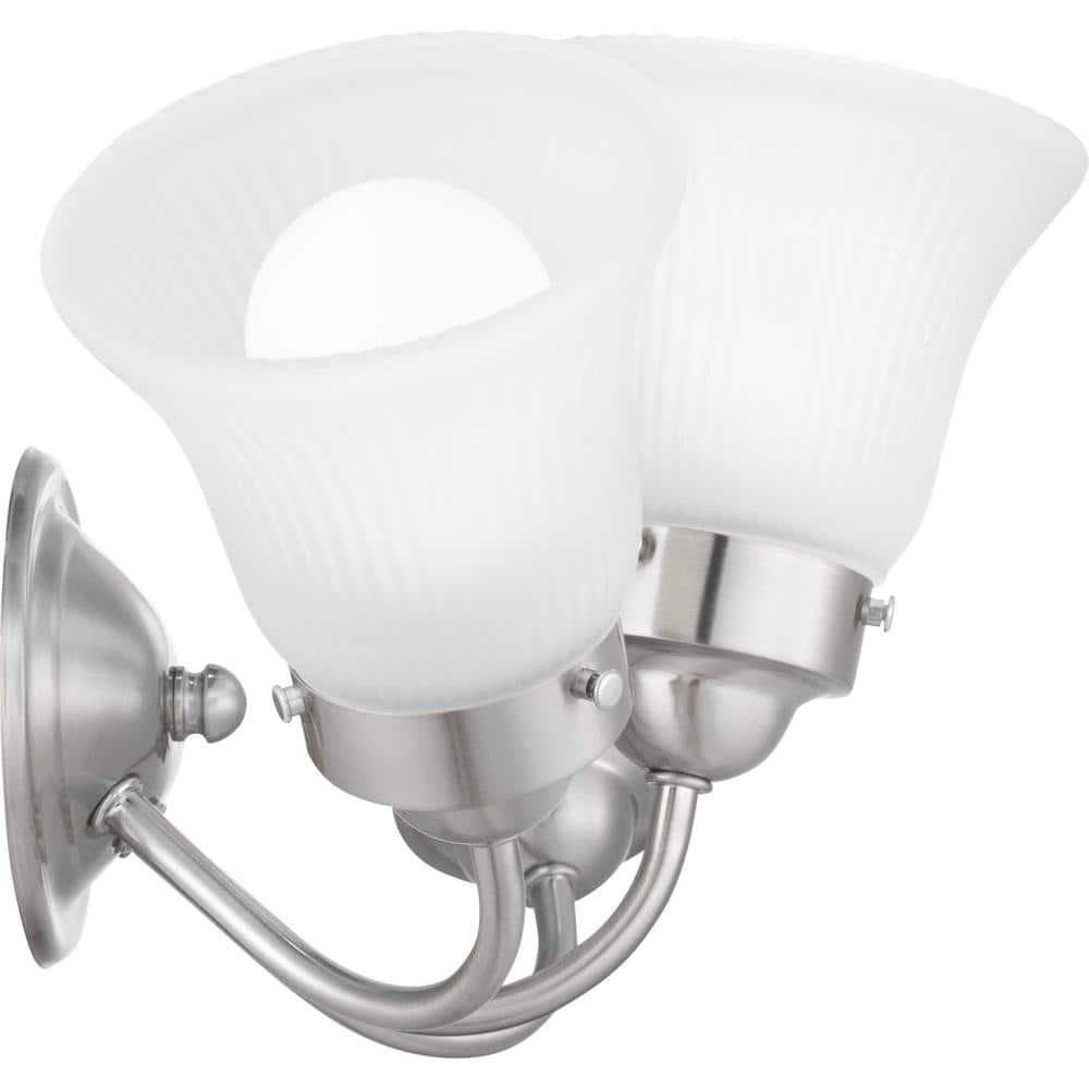 Fluted Glass Collection Three-Light Bath & Vanity