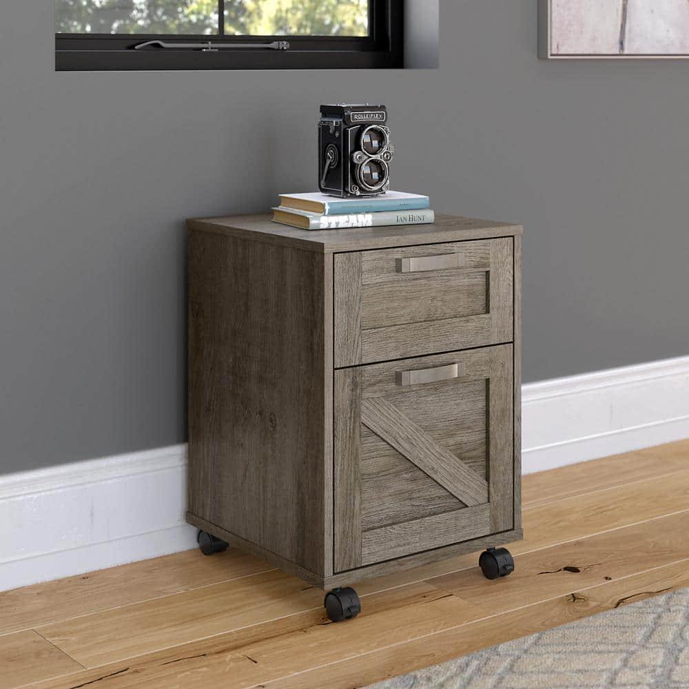 Cowden 16"W 2 -Drawer Mobile Vertical Filing Cabinet