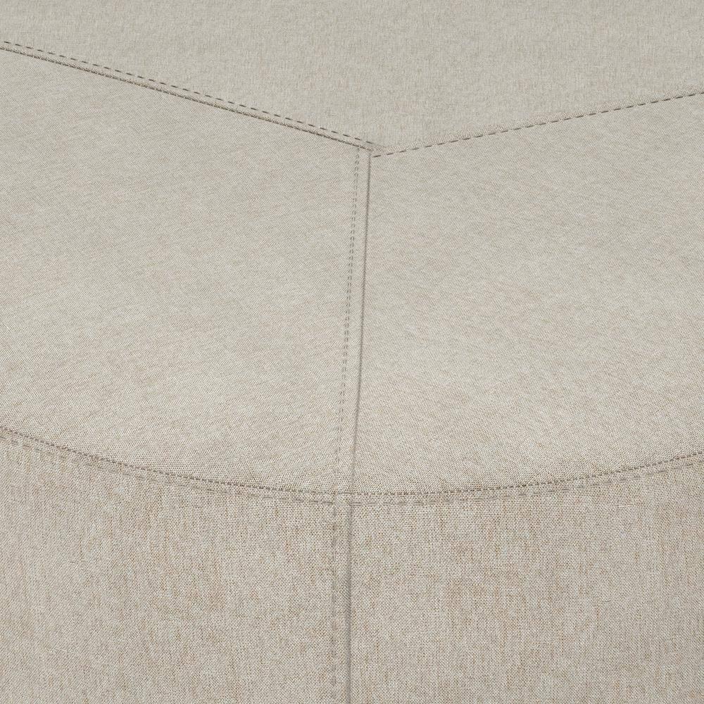 Simpli Home Moore Upholstered Ottoman