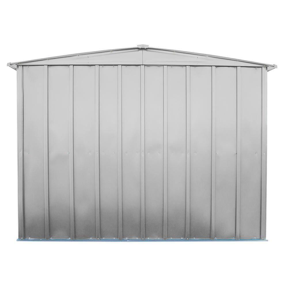 Arrow 8 ft. W x 6 ft. D Galvanized Steel Storage Shed
