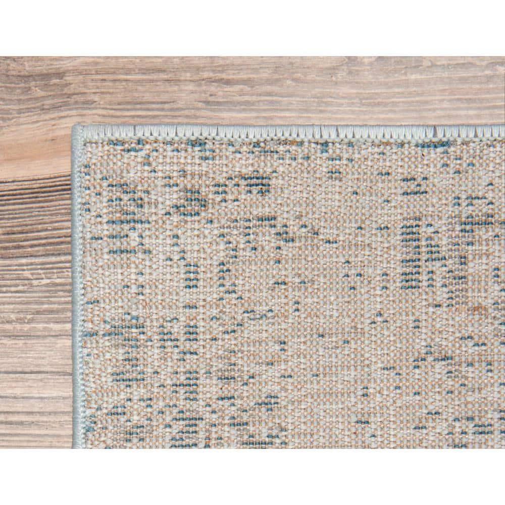 Unique Loom 8' 0 x 11' 0 Sofia Casino Light Blue Area Rug
