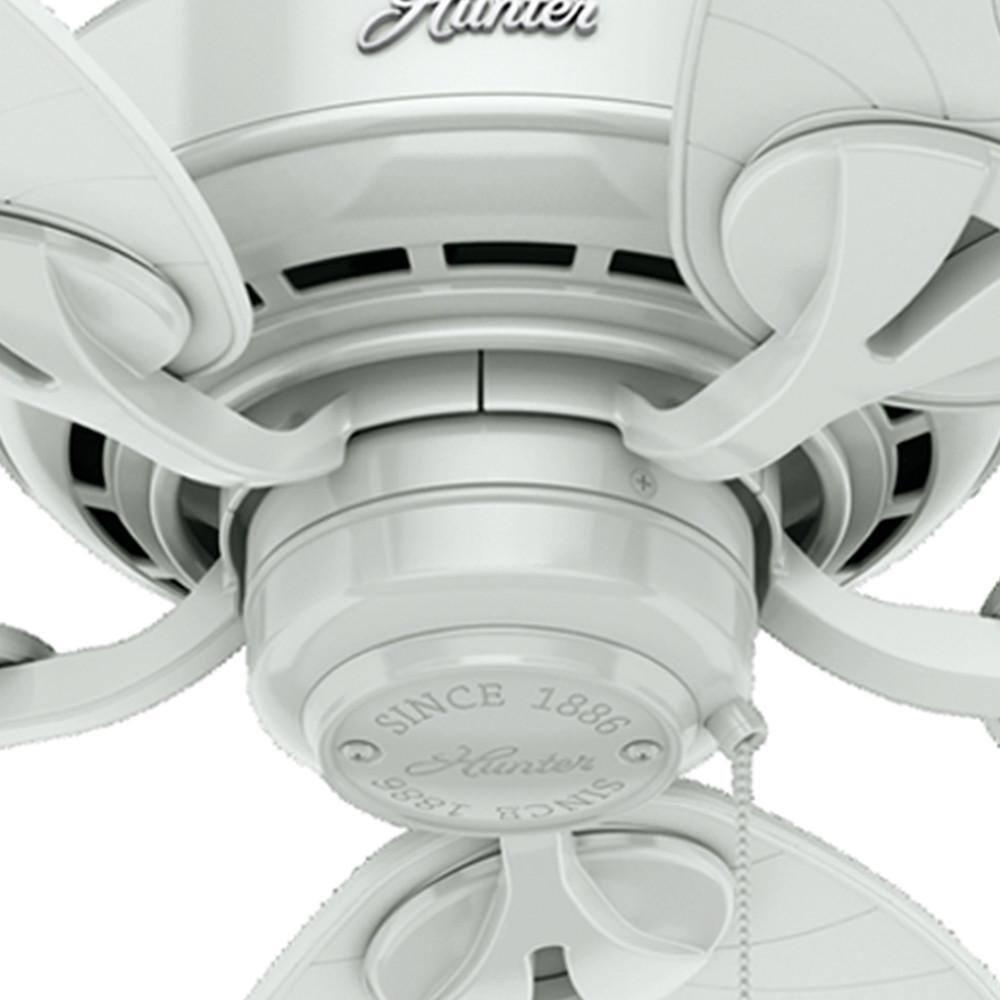 54" Bayview 5 - Blade Outdoor Tropical Leaf Ceiling Fan with Pull Chain