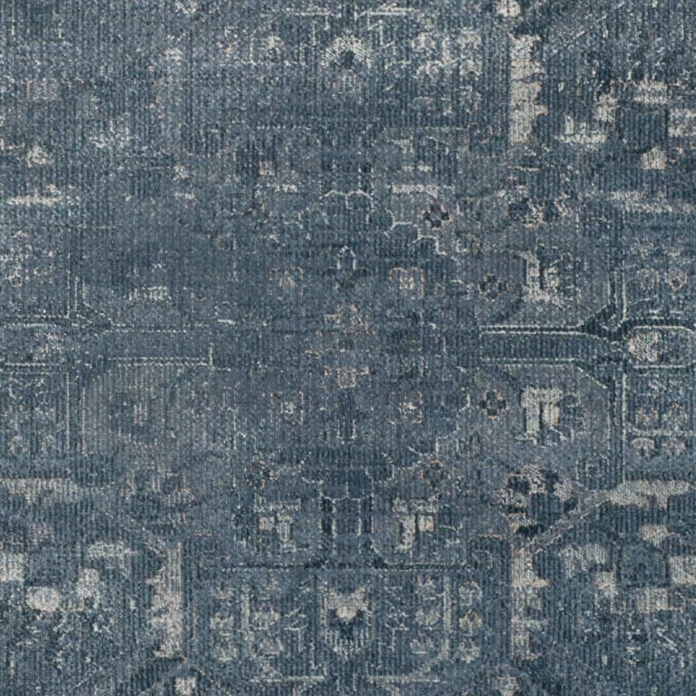 Vintage VTG114 Power Loomed Indoor Skid-Resistant Runner Rug - Blue - 2'2"x8' - Safavieh