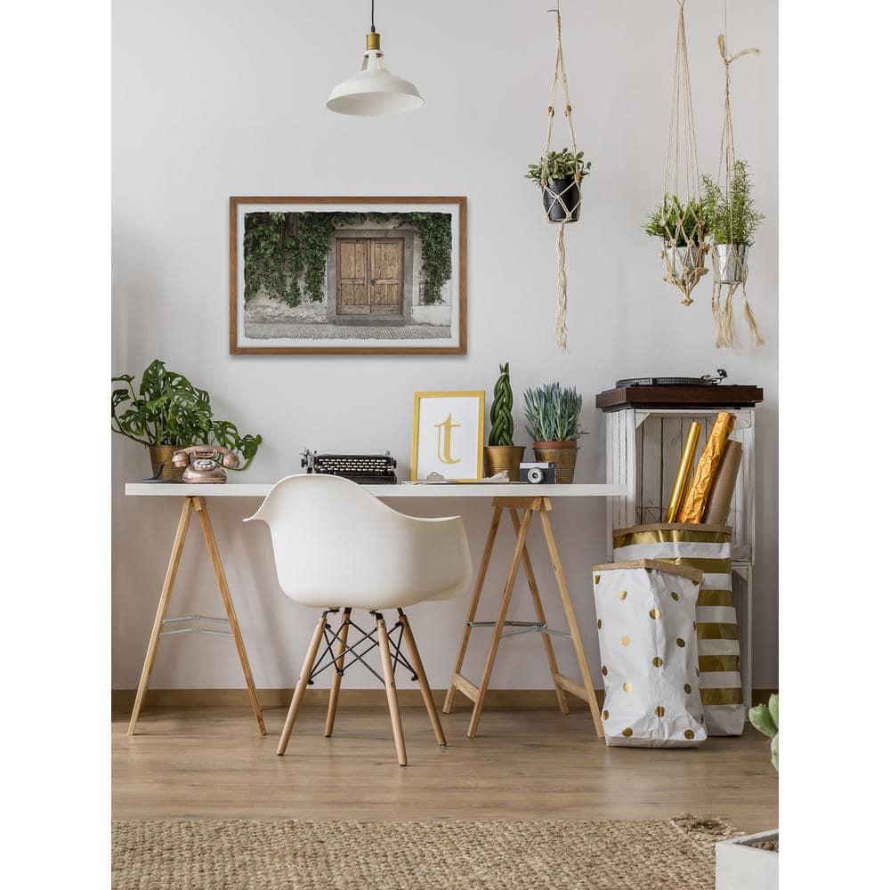 Marmont Hill Old Wooden Door Framed Painting Print