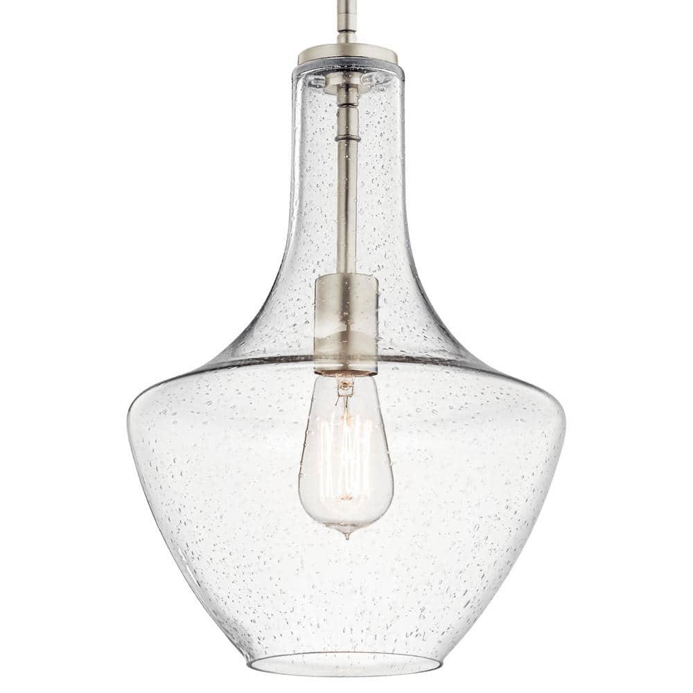 Kichler Lighting Everly 1 - Light Pendant in  Brushed Nickel