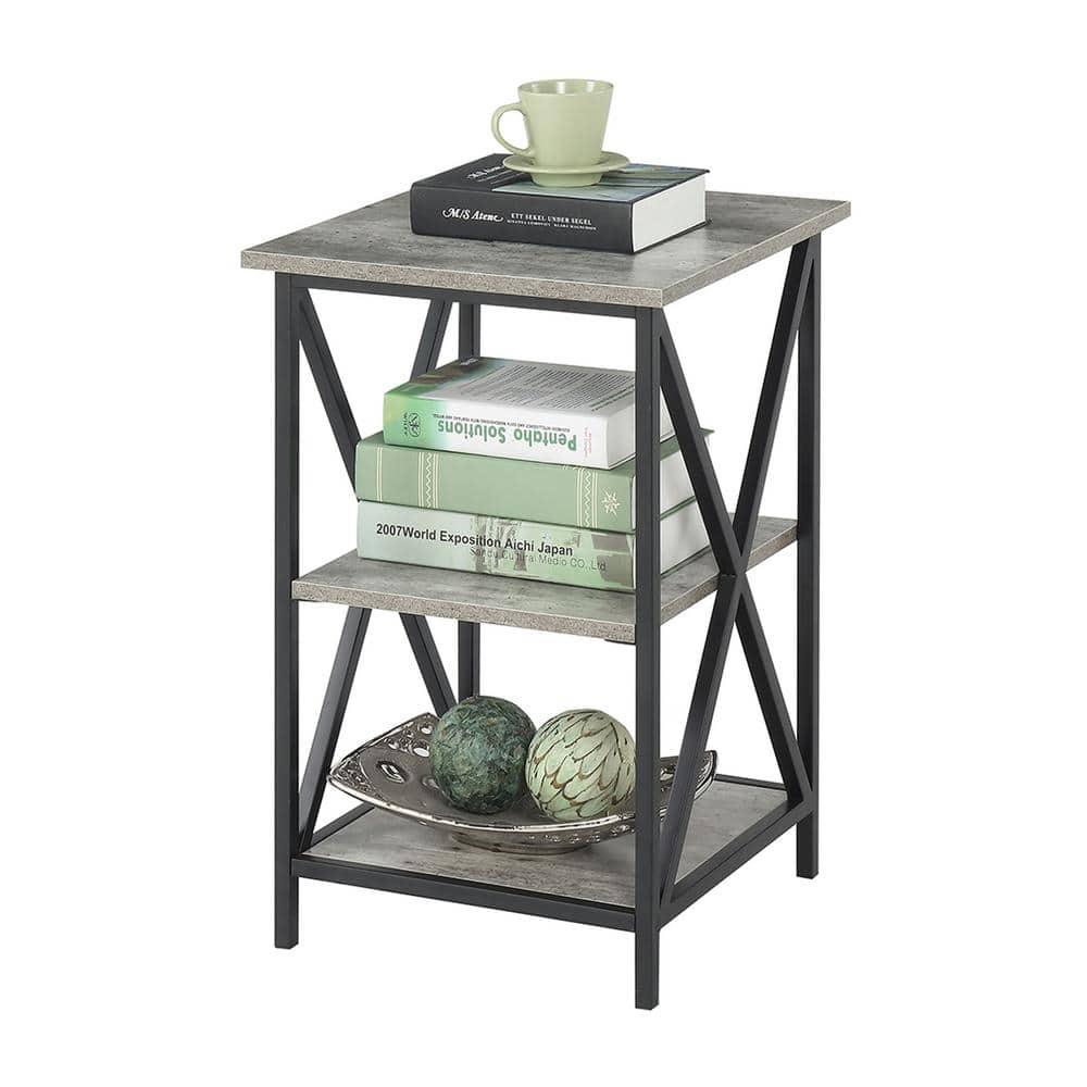 Convenience Concepts Tucson 3 Tier End Table, Faux Birch