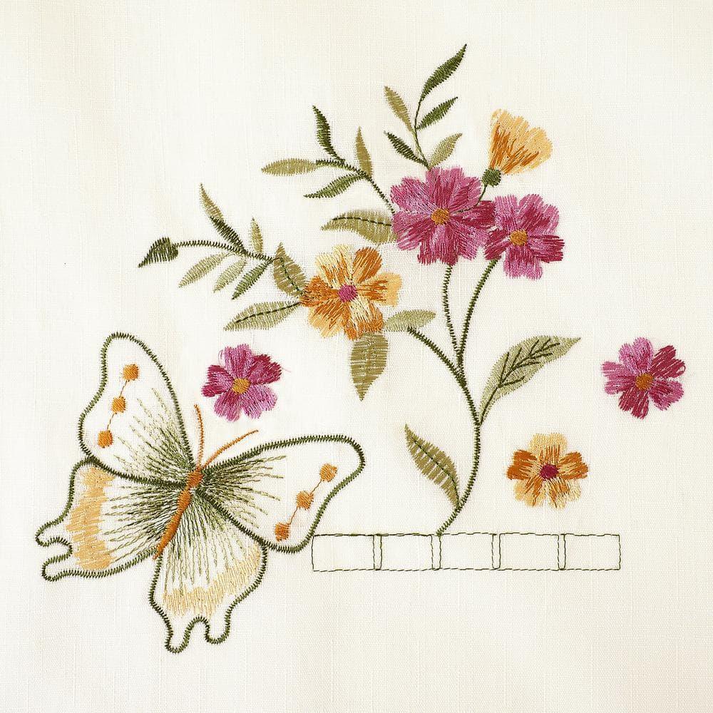 Achim Enchanted - Embellished Tier and Swag Set - 58x24