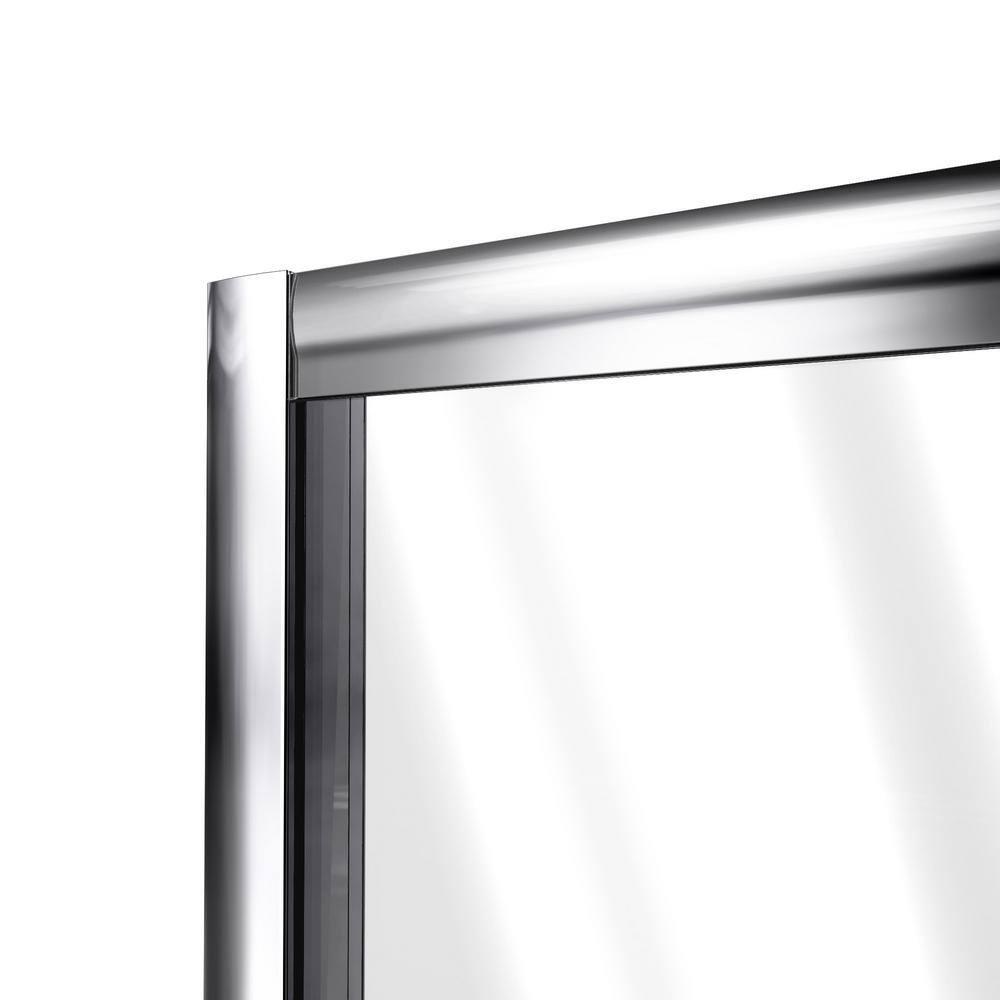 DreamLine Flex 36 in. D x 48 in. W x 74 3/4 in. H Semi-Frameless Shower Enclosure