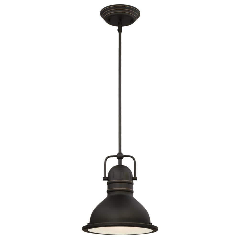 Westinghouse Lighting 63087A Boswell One - Light LED Mini Pendant, Oil Rubbed Bronze