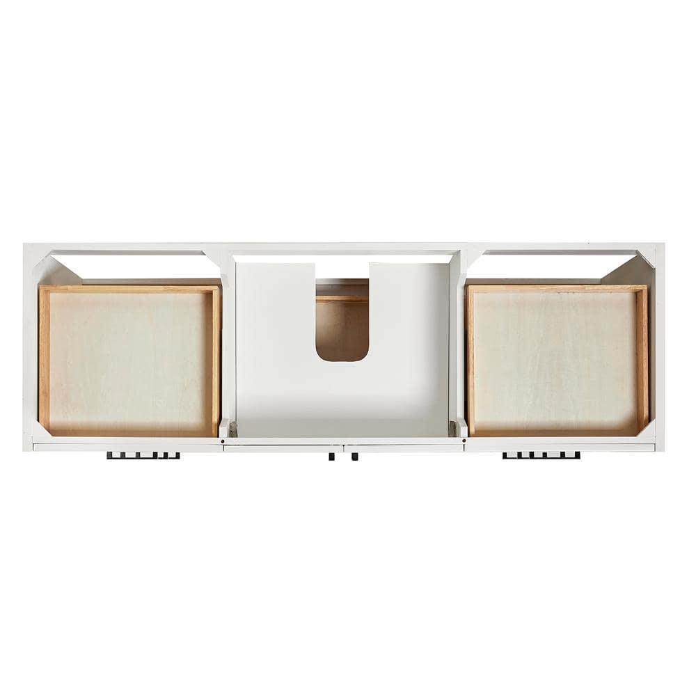 Ariel Kelly 67 Inch Single Rectangular Sink Bathroom Vanity With Pure Quartz Countertop